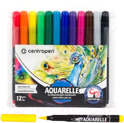 Изображение товара Набор маркеров Centropen Aquarelle 8683 / 6 8683 1285 (12цв)