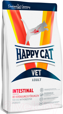 Сухой корм для кошек Happy Cat Vet Diet Intestinal Adult (1кг)