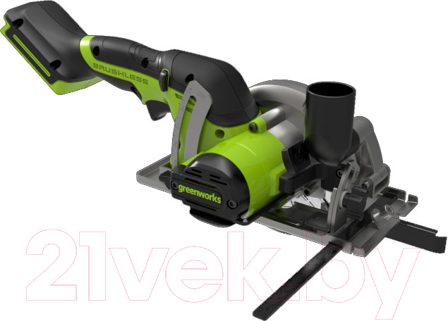 Дисковая пила Greenworks G24MCS бесщеточная 24V / 1501207