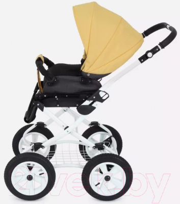 Детская универсальная коляска Rant Siena Classic 2 в 1 (10, серый/желтый)