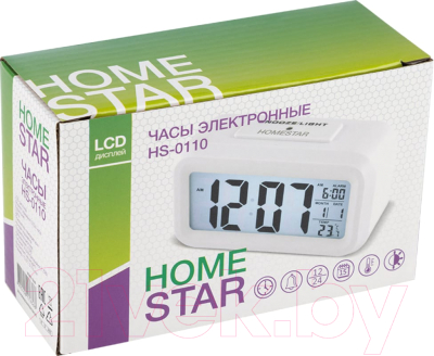 Настольные часы HomeStar HS-0110 / 104307 (белый)