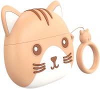 Беспроводные наушники Hoco EW46 TWS (кошка цвета хаки) - 