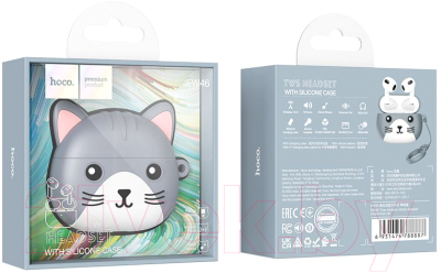 Беспроводные наушники Hoco EW46 TWS (таинственный кот)