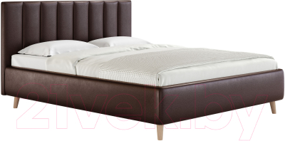 Каркас кровати Сонум Alma 160x200 (экокожа коричневый)