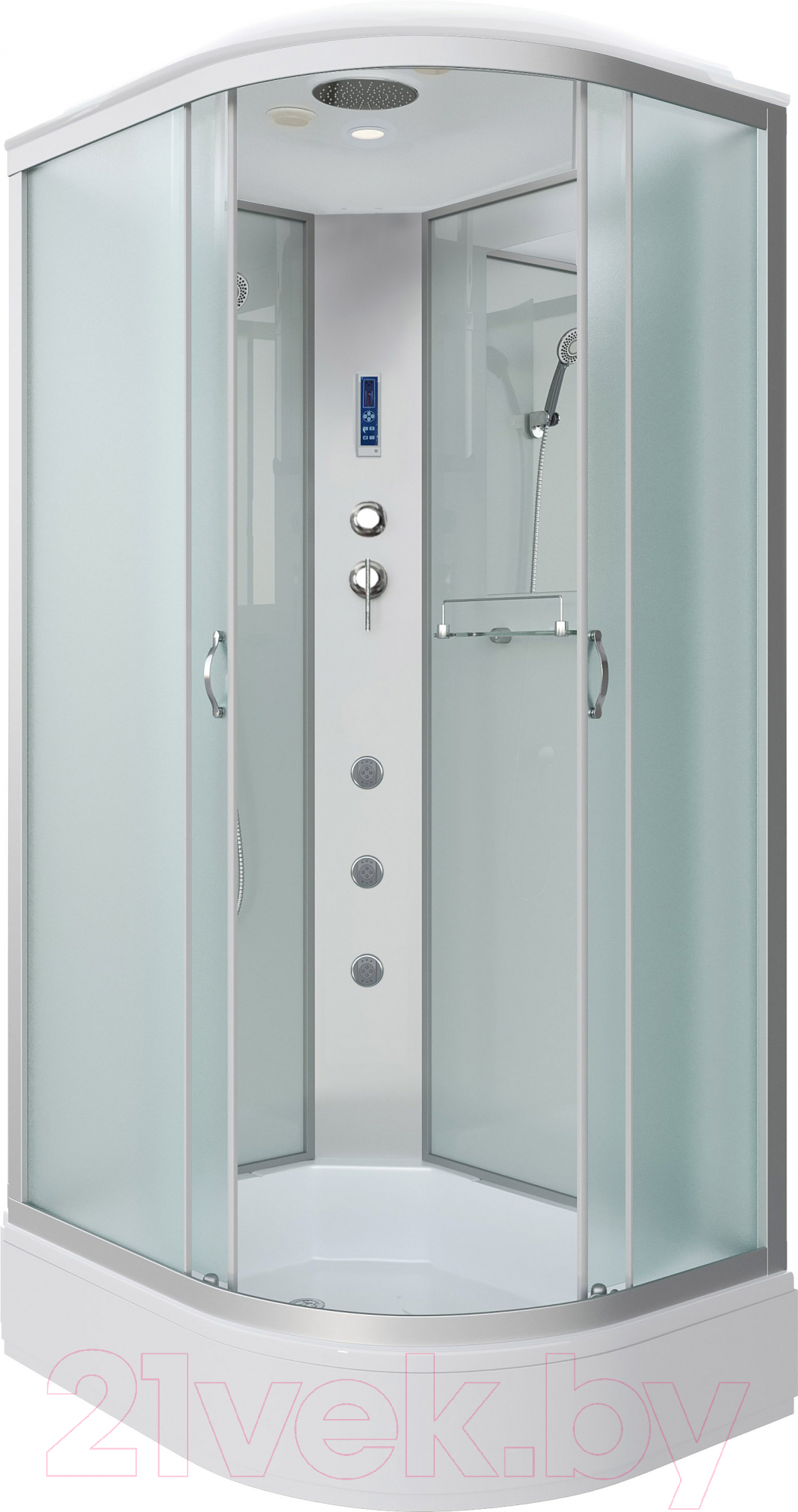 Душевая кабина Niagara NG-33084-14LF 100x80 (матовое стекло)