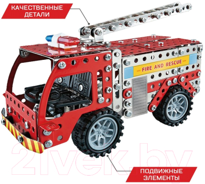 Конструктор Sima-Land Пожарная машина / 9201123