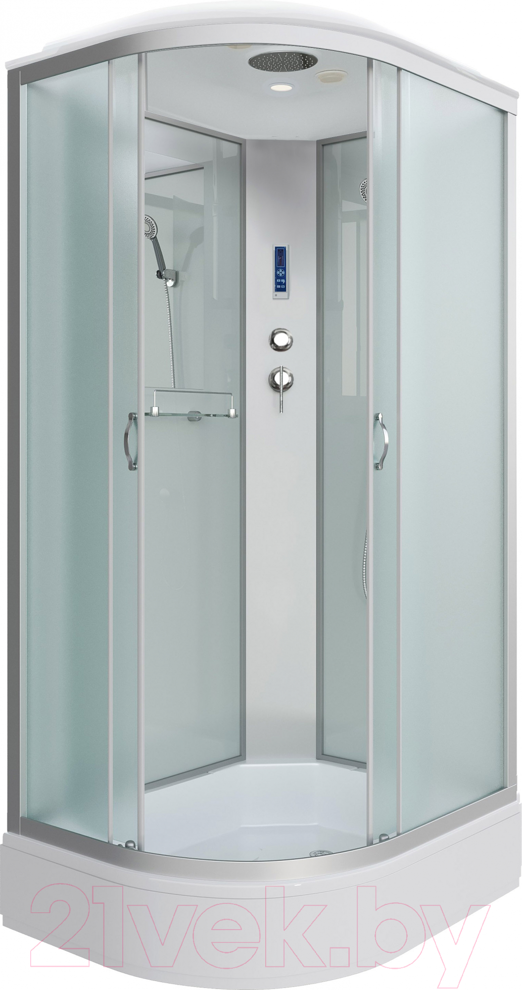 Душевая кабина Niagara NG-33084-14RP 100x80 (матовое стекло)