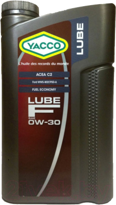 Моторное масло Yacco Lube F 0W30 (5л)