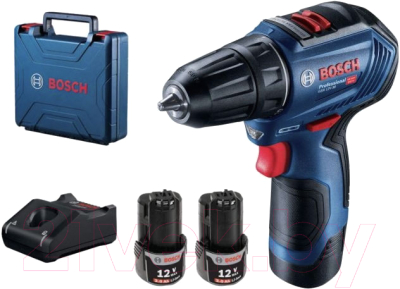 Профессиональная дрель-шуруповерт Bosch GSB 12V-30 (0.601.9G9.120)