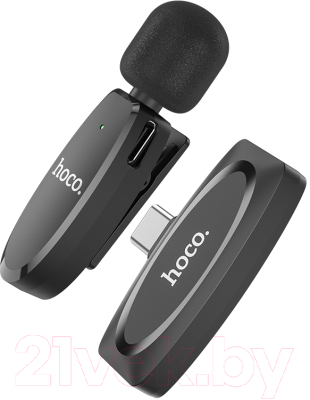 Радиосистема микрофонная Hoco L15 Type-C (черный)