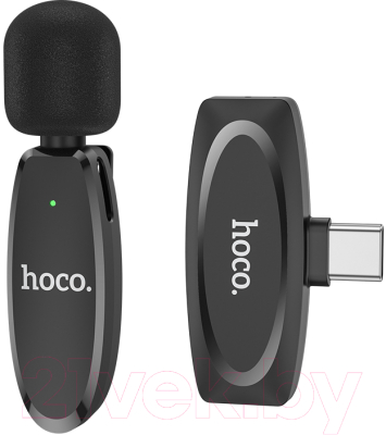 Радиосистема микрофонная Hoco L15 Type-C (черный)