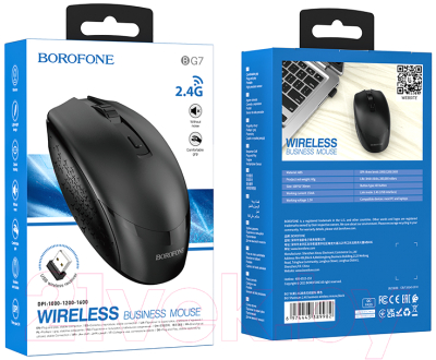 Мышь Borofone BG7 (черный)