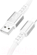 Миниатюра изображения товара Кабель Hoco X85 Lightning (1м, белый)