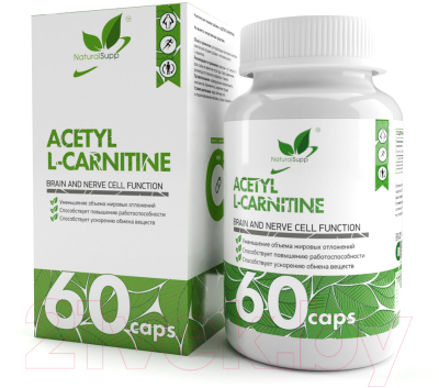 L-карнитин NaturalSupp Ацетил Карнитин (60капсул)