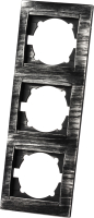 Рамка для выключателя TDM Лама SQ1815-0684 (старинное серебро) - 