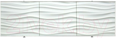 Экран для ванны Perfecto Linea 36-031507 (1.5м, волна белая)