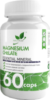 Комплексная пищевая добавка NaturalSupp Магний хелат Magnesium Chelate (60капсул) - 