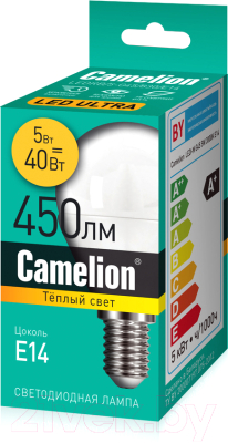 Лампа Camelion LEDRB/5-G45/830/E14 / 15057