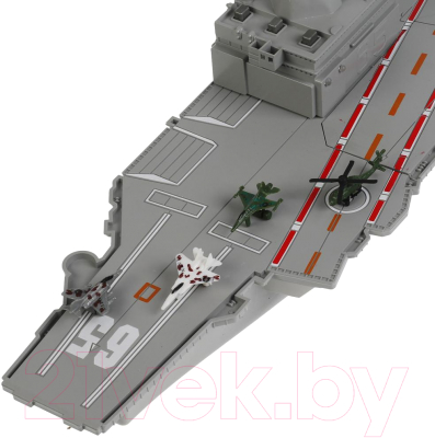 Корабль игрушечный Технопарк Авианосец / 1108Y073-R
