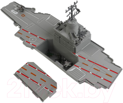 Корабль игрушечный Технопарк Авианосец / 1108Y073-R