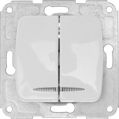 Выключатель Kranz KR-78-0203 (белый) -