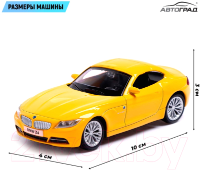 Масштабная модель автомобиля Автоград BMW Z4 / 3098605 (желтый)