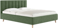 Каркас кровати Сонум Alma 160x200 (рогожка зеленый) - 