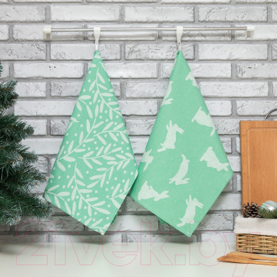 Изображение товара Набор полотенец Этель Hares Leaves / 9085209