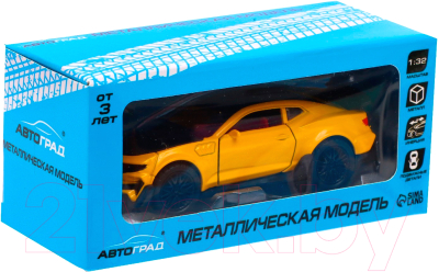 Автомобиль игрушечный Автоград Спорт / 7188627 (желтый)