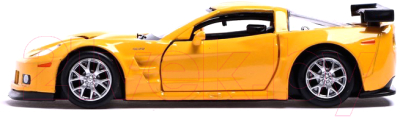 Масштабная модель автомобиля Автоград Chevrolet Corvette C6-R / 5120166 (желтый)