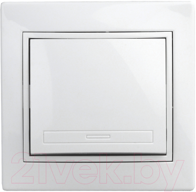 Изображение товара Выключатель INTRO Plano 1-101-01 / Б0053721 (белый)