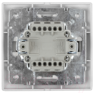 Изображение товара Выключатель INTRO Plano 1-101-01 / Б0053721 (белый)