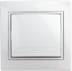 Миниатюра изображения товара Выключатель INTRO Plano 1-101-01 / Б0053721 (белый)