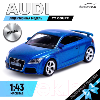 Масштабная модель автомобиля Автоград Audi TT Coupe / 3098608 (синий)