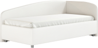 Кровать-тахта Сонум Paola R 90x200 (экокожа белый) - 