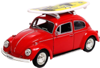 Масштабная модель автомобиля Автоград Volkswagen Beetle 1967 / 9170919 (красный) - 