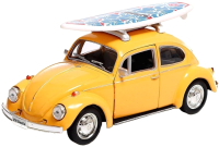 Масштабная модель автомобиля Автоград Volkswagen Beetle 1967 / 9170918 (желтый) - 