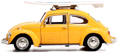 Масштабная модель автомобиля Автоград Volkswagen Beetle 1967 / 9170918 (желтый)