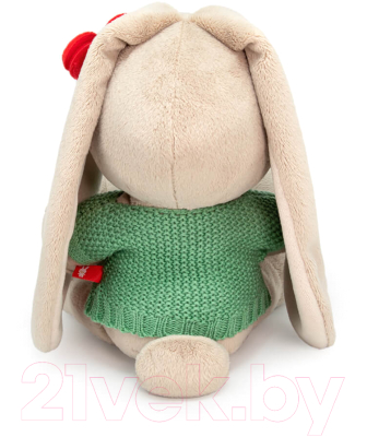 Мягкая игрушка Budi Basa Зайка Ми в свитере и с сердечком на ушке / SidS-610
