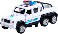 Автомобиль игрушечный Автоград Джип 6X6 спецслужбы / 7668743 (белый) - 