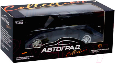 Масштабная модель автомобиля Автоград Джип / 7608961 (черный)