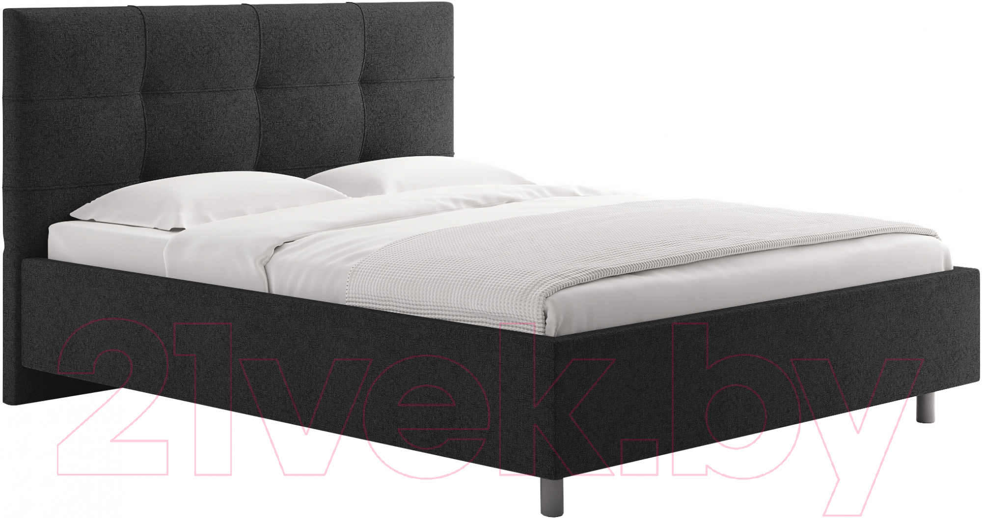 Каркас кровати Сонум Caprice 160x200 (кашемир графитовый) — фото 1
