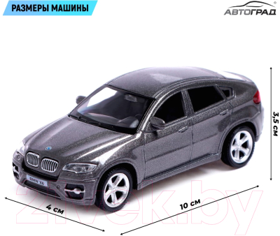 Масштабная модель автомобиля Автоград BMW X6 / 3098606 (серый)