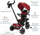 Миниатюра изображения товара Трехколесный велосипед с ручкой Pituso Elite Plus / JY-T05Plus-Red (темно-красный)