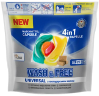 

Капсулы для стирки Wash & Free, Universal 4в1