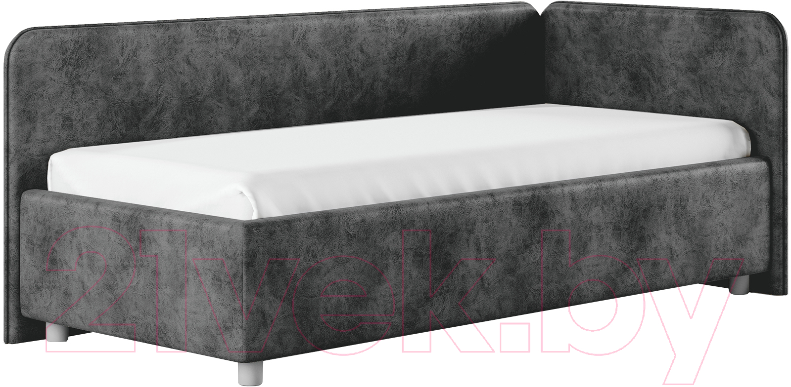 Каркас кровати Сонум Capri R 90x200 (энигма графит) — фото 1