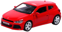 Масштабная модель автомобиля Автоград Volkswagen Scirocco R1 / 7389608 (красный) - 