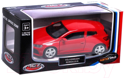 Масштабная модель автомобиля Автоград Volkswagen Scirocco R1 / 7389608 (красный)