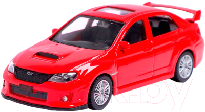 Масштабная модель автомобиля Автоград Subaru WRX STI / 4840634 (красный)