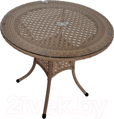 Стол садовый AIKO Deco 7035П круглый д.90 90х90х75